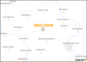 map of Vasil\