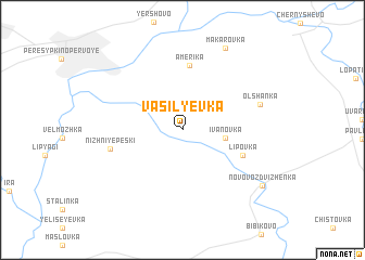 map of Vasil\