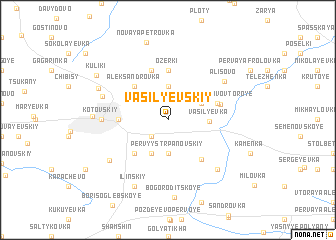 map of Vasil\