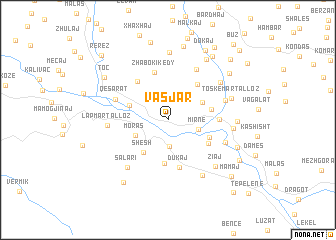 map of Vasjar