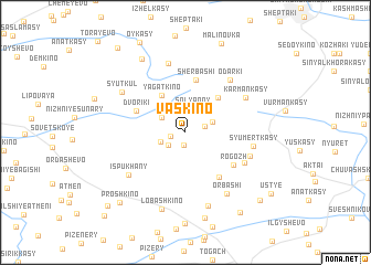 map of Vas\