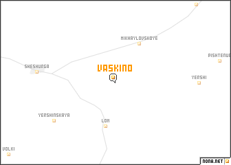 map of Vas\