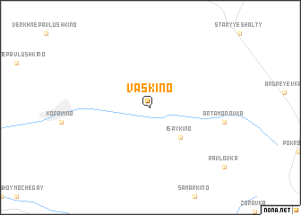 map of Vas\