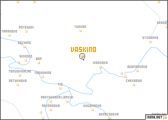 map of Vas\