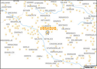 map of Vaškovo