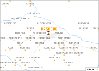 map of Vasnevo