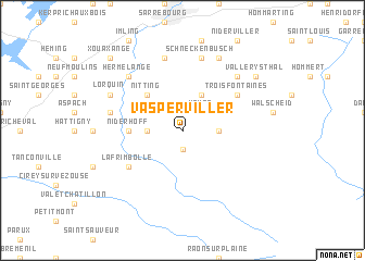 map of Vasperviller