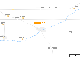 map of Vassar