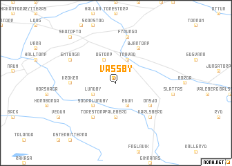 map of Vässby