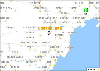 map of Vassmolösa