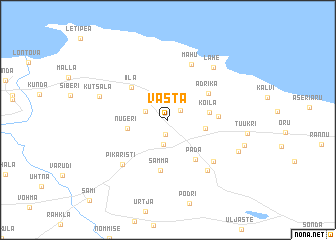 map of Vasta