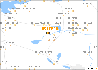 map of Västerbo