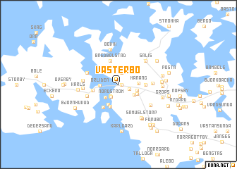 map of Västerbo