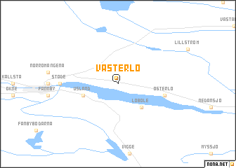 map of Västerlo