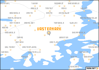 map of Västermark