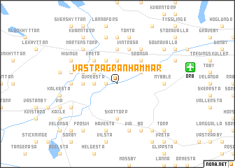 map of Västra Granhammar
