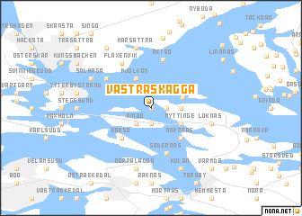 map of Västra Skägga