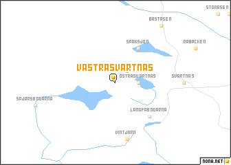 map of Västra Svartnäs