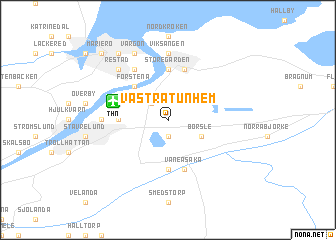 map of Västra Tunhem