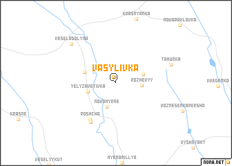 map of Vasylivka