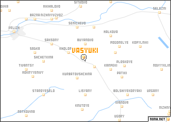 map of Vasyuki