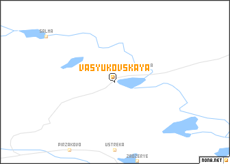 map of Vasyukovskaya