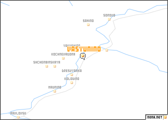 map of Vasyunino