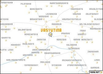 map of Vasyutina