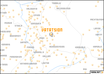 map of Vatátsion