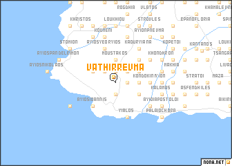 map of Vathírrevma