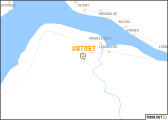 map of Vatnet