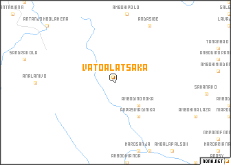 map of Vatoalatsaka