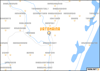map of Vatomaina