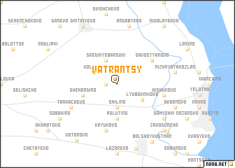 map of Vatrantsy
