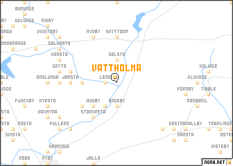 map of Vattholma