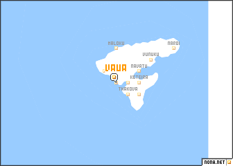 map of Vaua