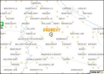 map of Vaubexy