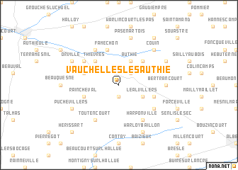 map of Vauchelles-lès-Authie