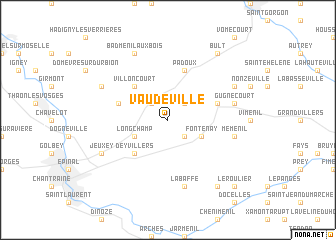 map of Vaudéville