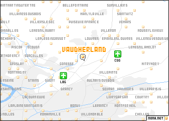 map of Vaudherland