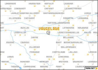 map of Vaugelade