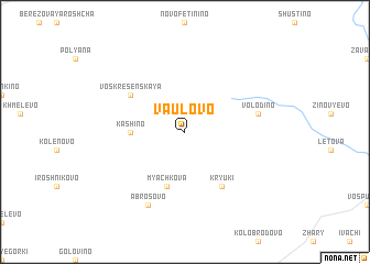 map of Vaulovo