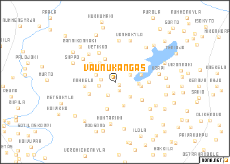 map of Vaunukangas