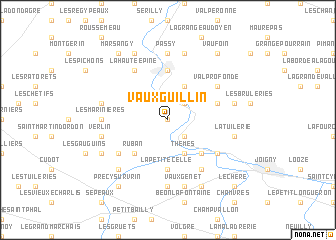 map of Vauxguillin