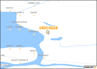 map of Vavchuga