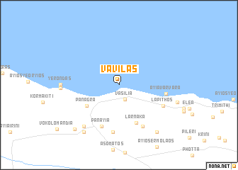 map of Vavilas