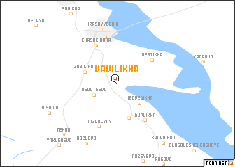 map of Vavilikha