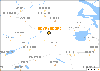 map of Väyryvaara