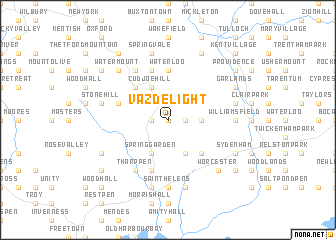 map of Vaz Delight