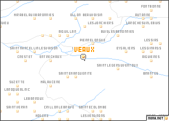 map of Veaux